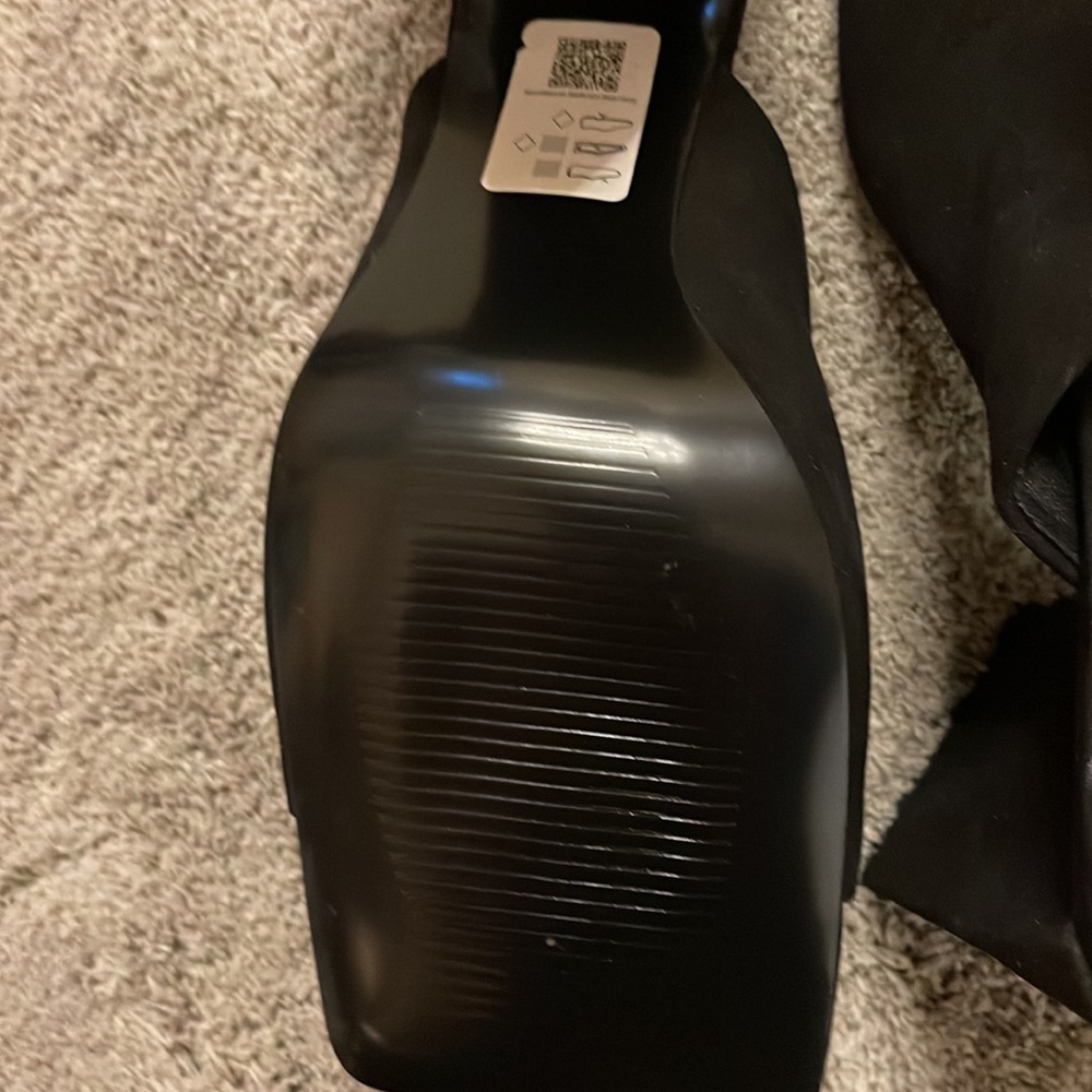 ASOS Design Black chunky heel mules size 8 - Picture 9 of 12